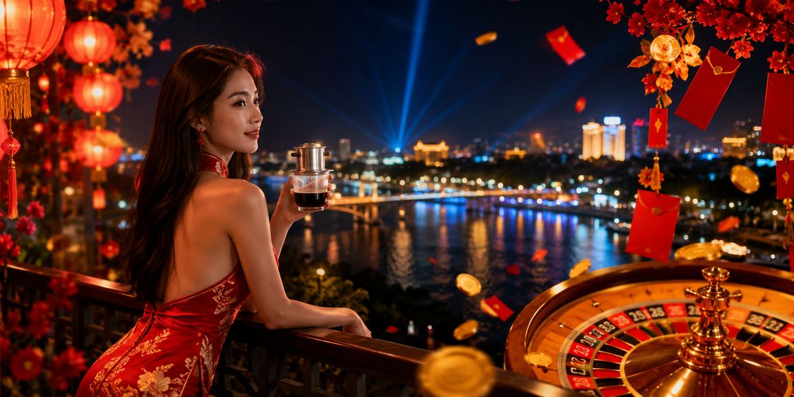 Không gian cà phê Huế với người dùng tra cứu thông tin cá cược trực tuyến