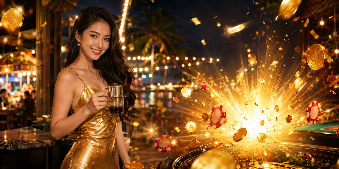 Cảnh một người dùng trải nghiệm cá cược tại Phú Quốc